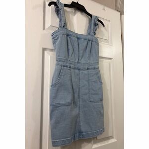 Forever 21 Light Blue Denim Mini Dress
